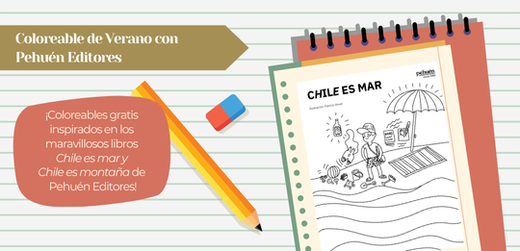 ¡Descarga gratis! Coloreables de verano ⛱️☀️