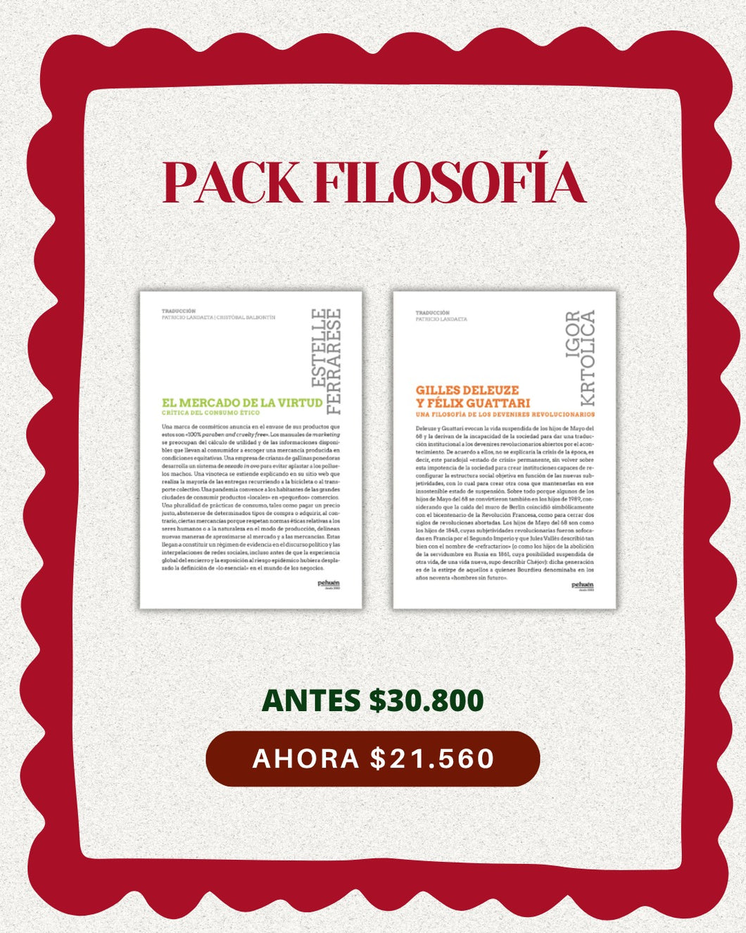 Pack “Filosofía”