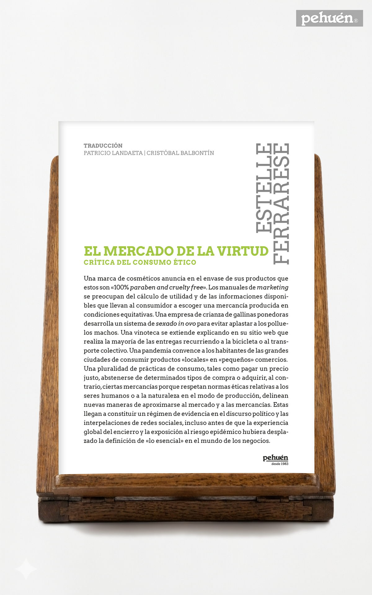 El mercado de la virtud crítica del consumo ético