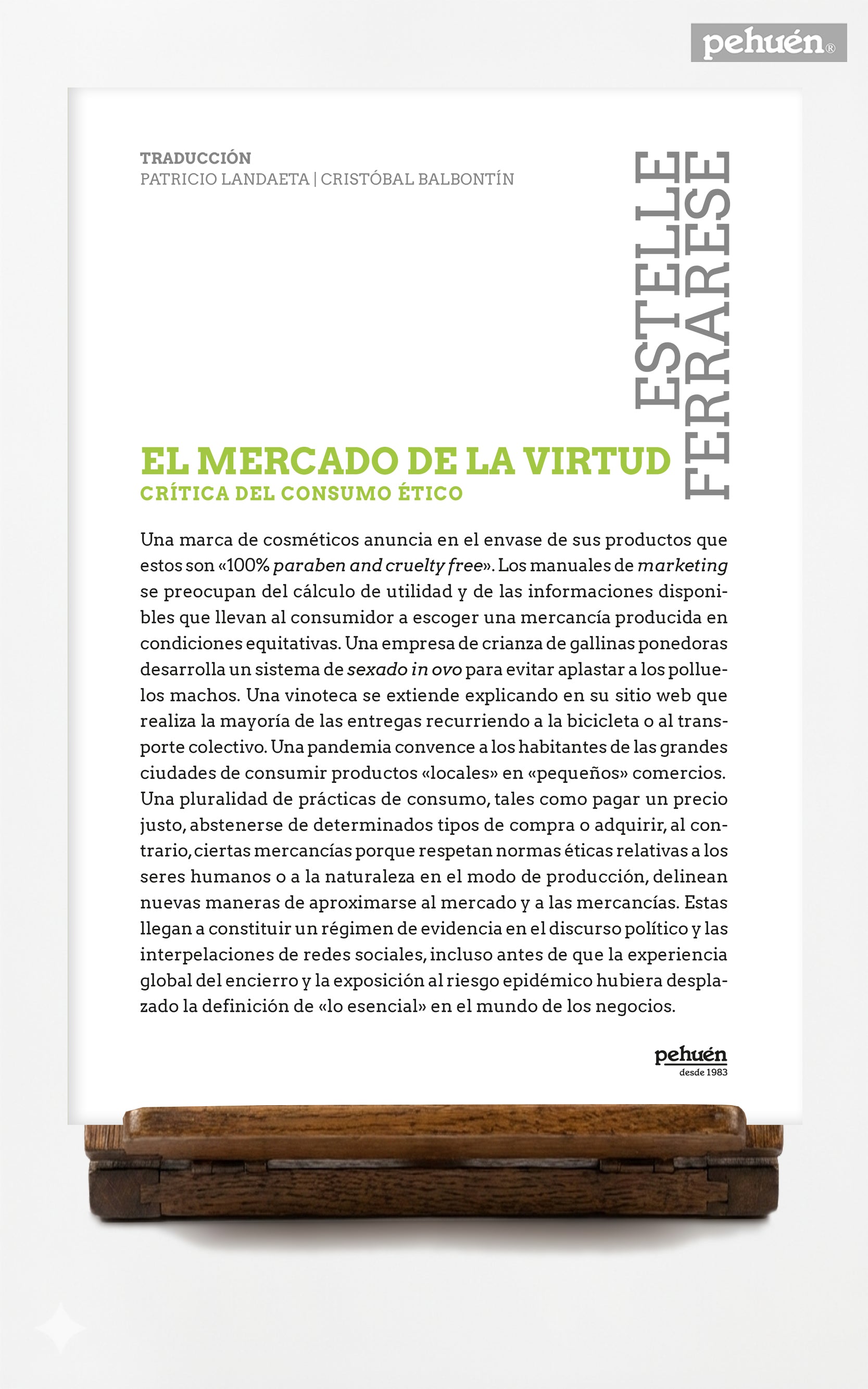 El mercado de la virtud crítica del consumo ético